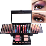 MISS ROSE Piano Shaped Makeup Eyeshadow Palette Case 180 Color Makeup Set Matte Shimmer Blush Powder with Brush