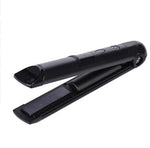 PRITECH Portable USB Recharging Professional Mini Hair Straightener LED Display Cordless Hair Flat Iron Hairs Tool