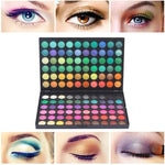 180 color eyeshadow set push pull long lasting color eye shadow box cosmetics makeup tool kit