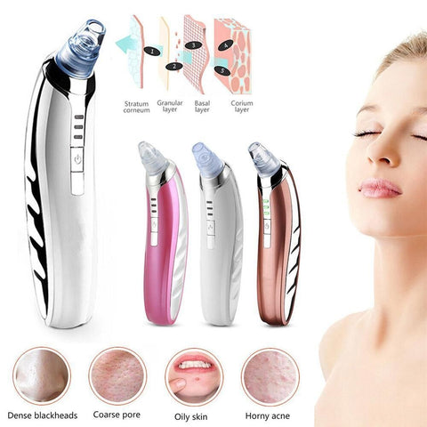 Electric Facial Blackhead Removal Tool Vacuum Suction Acne Pore Face Cleaner Microdermabrasion Beauty Exfoliating Cleansing Machine Diamond Dermabrasion Machine