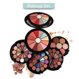 MISS ROSE 5 In 1 Palette Diamond Shimmer Glitter Powder Eye Shadow Palette Shiny Sequined Eyeshadow Beauty Cosmetic Makeup