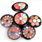 MISS ROSE 5 In 1 Palette Diamond Shimmer Glitter Powder Eye Shadow Palette Shiny Sequined Eyeshadow Beauty Cosmetic Makeup