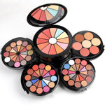 MISS ROSE 5 In 1 Palette Diamond Shimmer Glitter Powder Eye Shadow Palette Shiny Sequined Eyeshadow Beauty Cosmetic Makeup