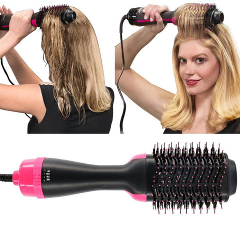 Multi-use Hair Curler Dryer Professional Rotating Massage Comb Hair Brush Straightener Curler Ceramic Roller Hair Styling Tools